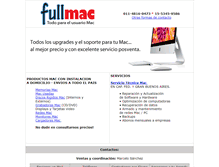 Tablet Screenshot of fullmac.com.ar